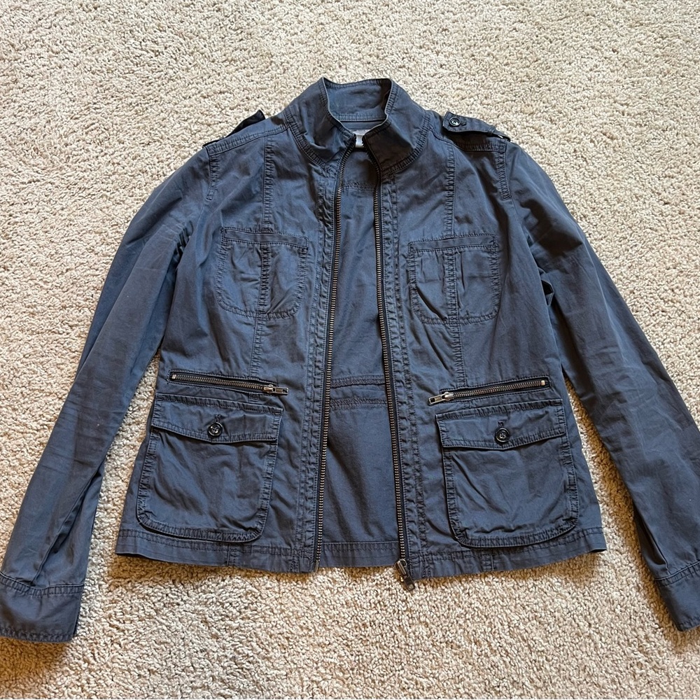 Gray Caslon lightweight jacket